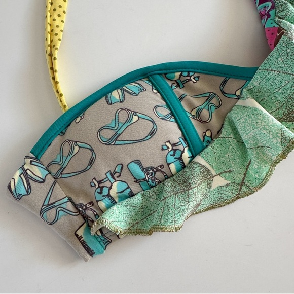 New! MAAJI • Bias Splash Bikini Top - Picture 4 of 14